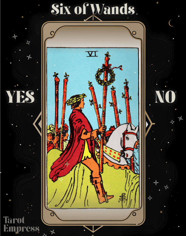 6 of Wands Yes or No