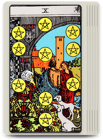 10 of Pentacles Card of the Year for Your Zodiac Sign