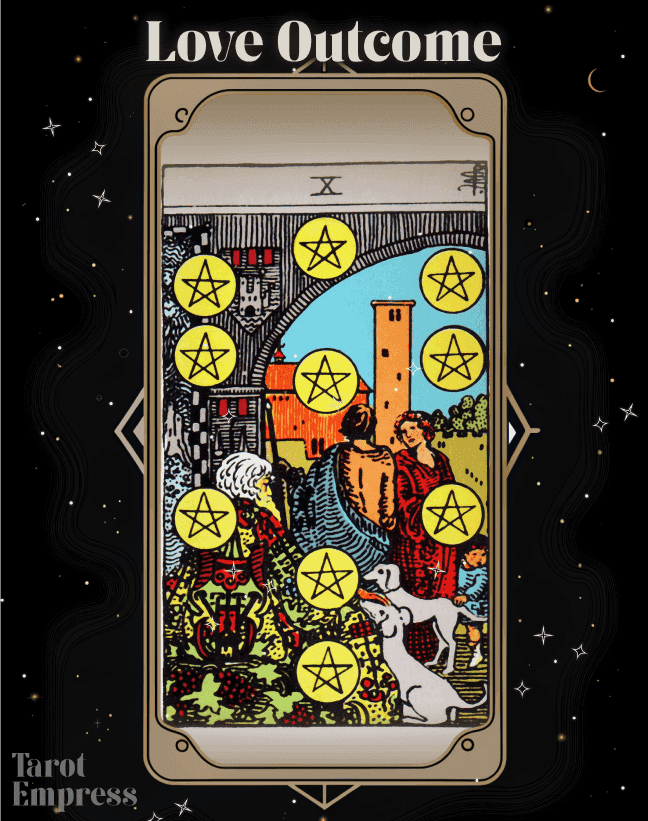 10 of Pentacles Love Outcome