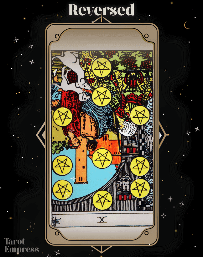 10 of Pentacles Reversed