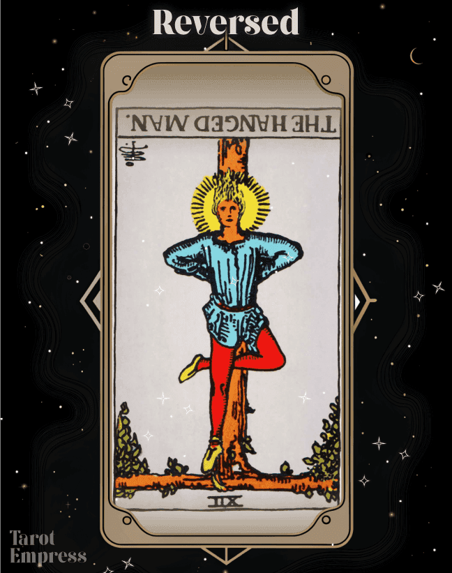 The Hanged Man Reversed