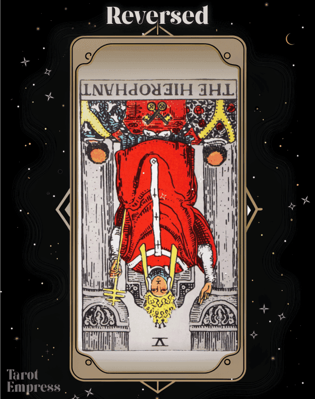 The Hierophant Reversed