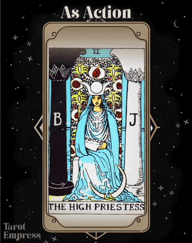 The High Priestess as Action