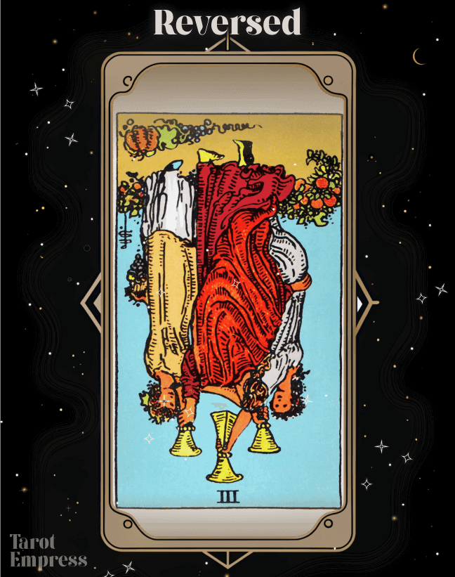 3 of Cups Reversed