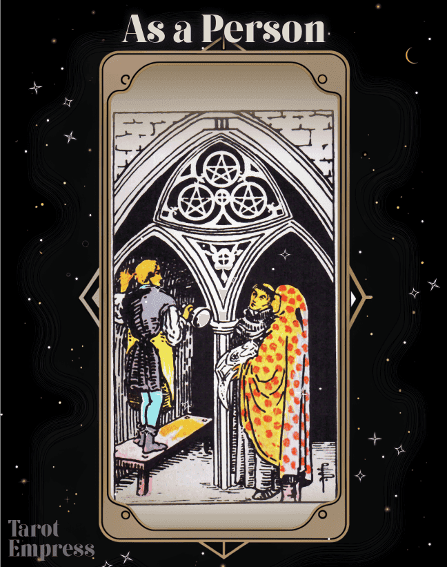3 of Pentacles as a Person