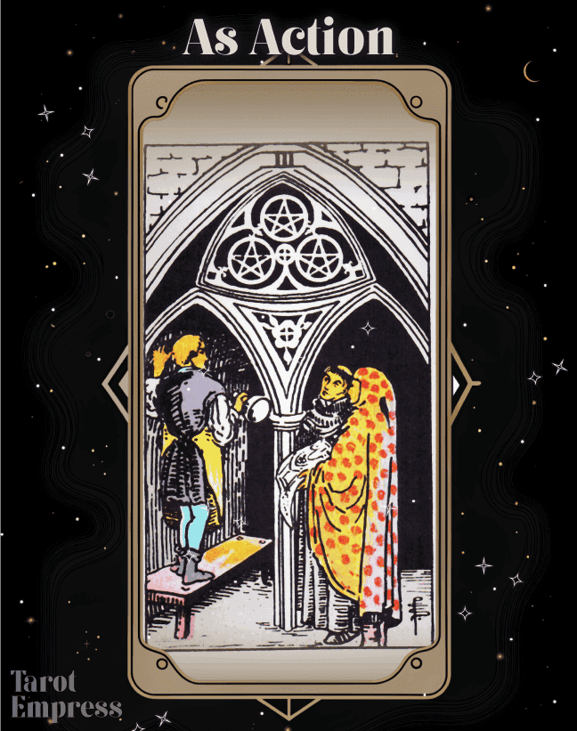 3 of Pentacles as Action