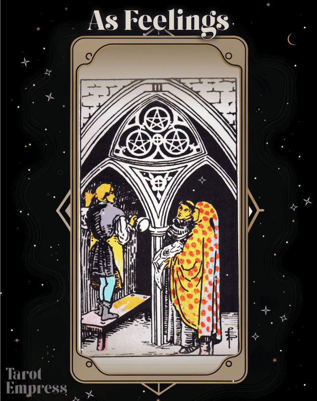 3 of Pentacles as Feelings