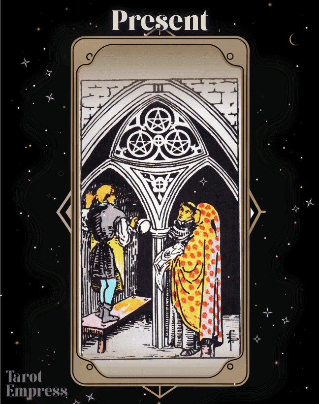 3 of Pentacles Present
