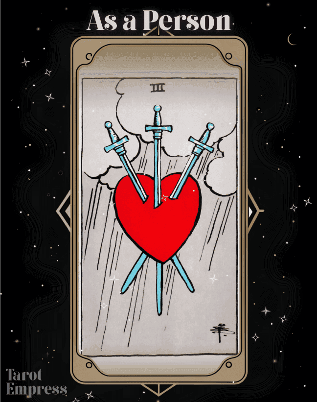 3 of Swords as a Person
