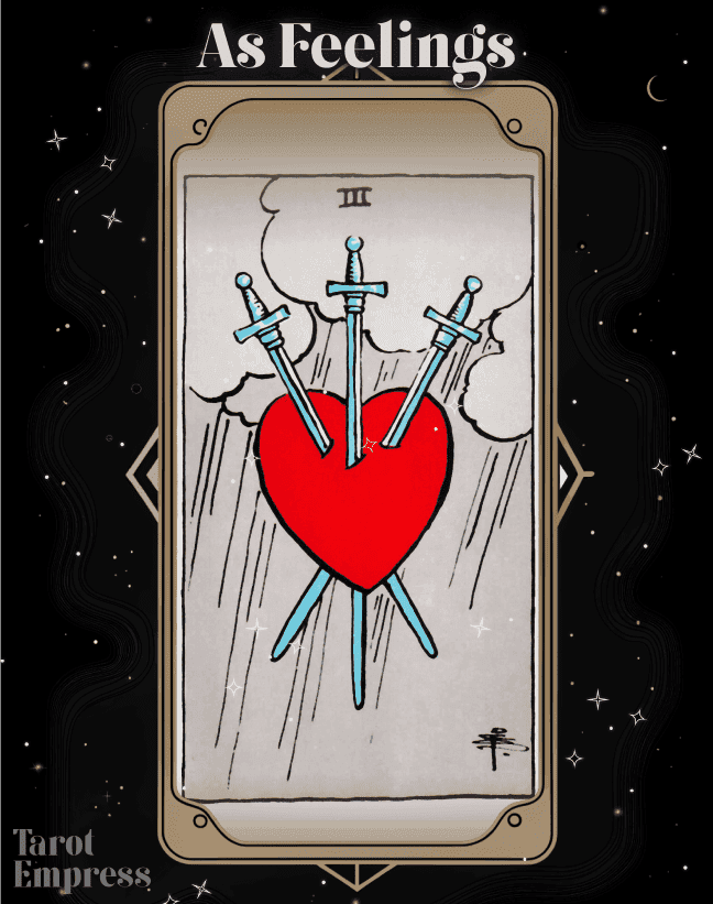 3 of Swords as Feelings
