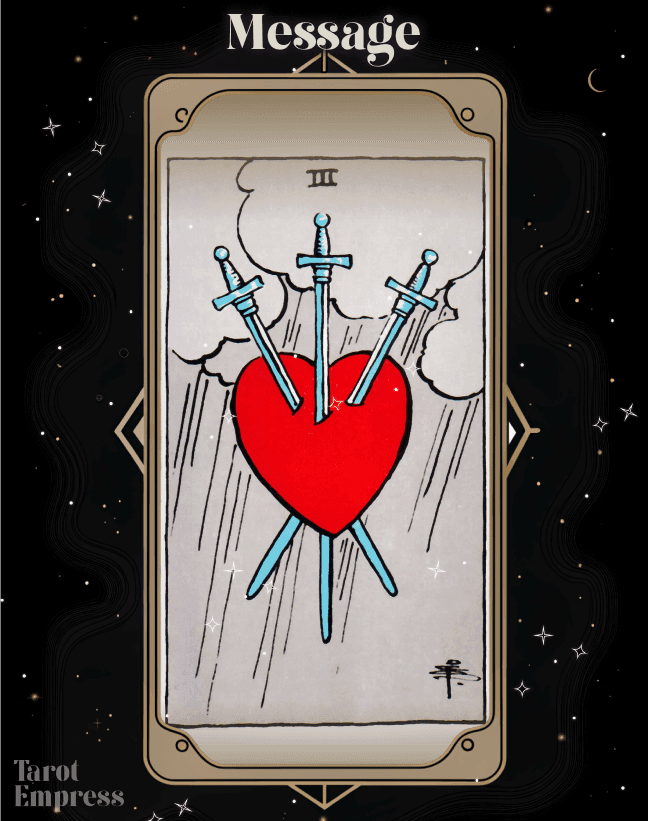 3 of Swords as a Message