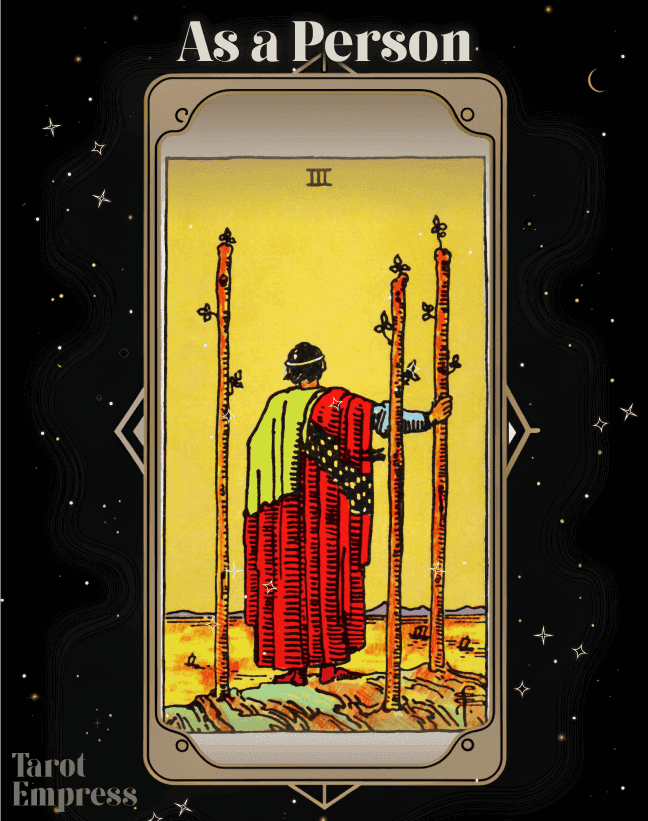 3 of Wands as a Person