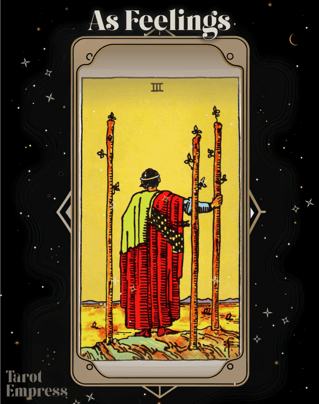 3 of Wands as Feelings