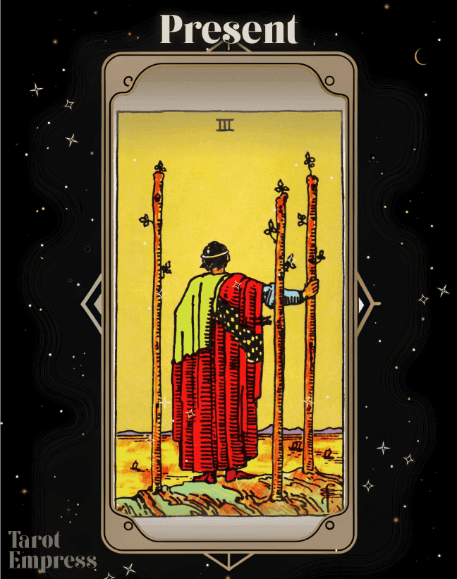 3 of Wands Present