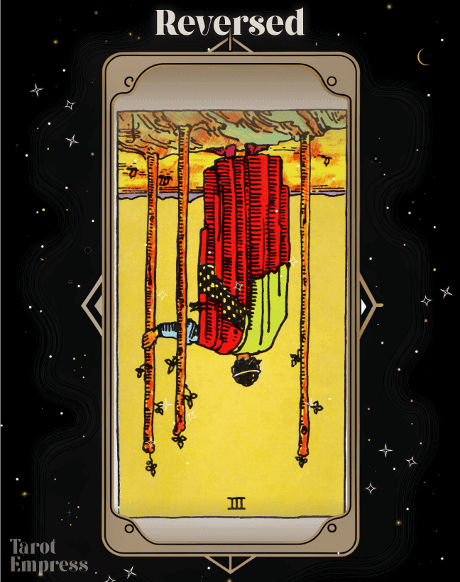 3 of Wands Reversed