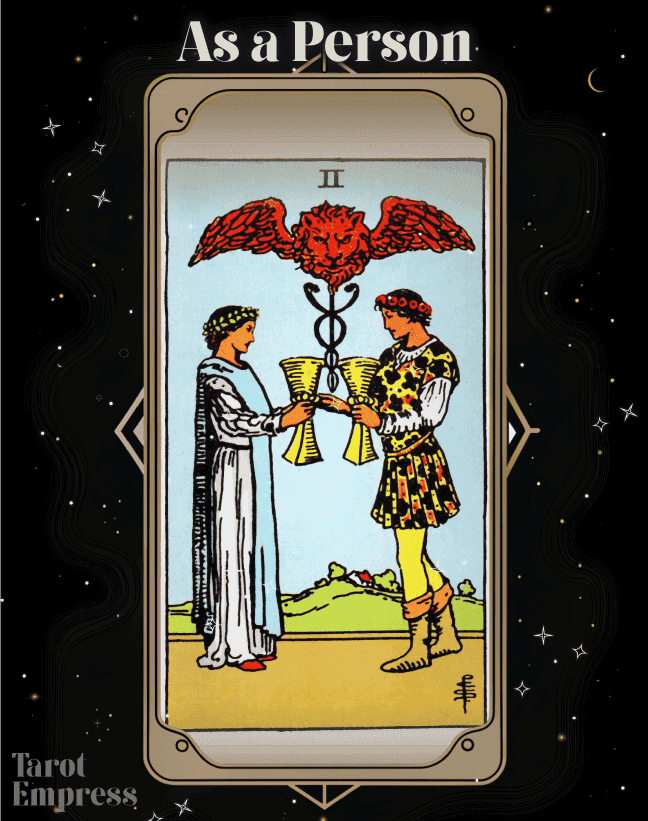 2 of Cups as a Person