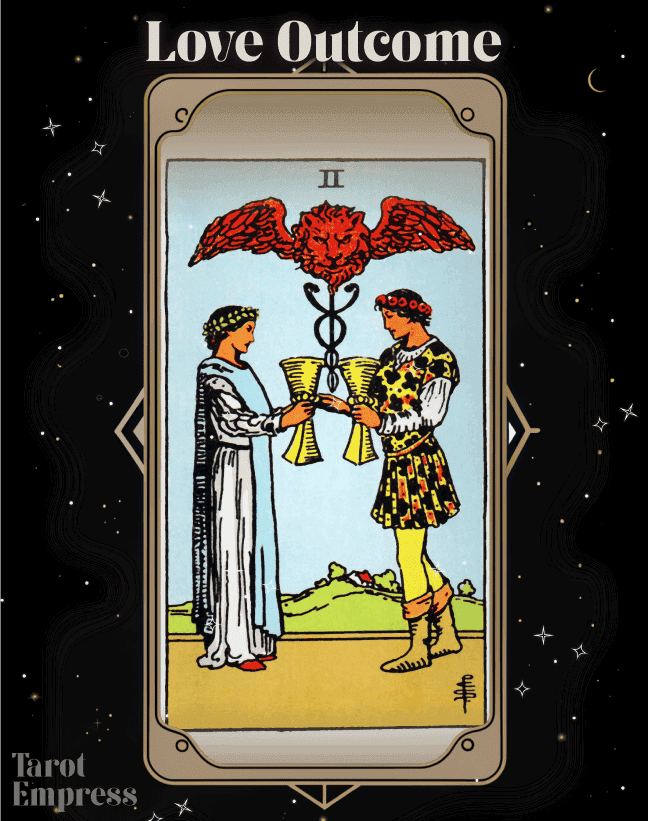 2 of Cups Love Outcome