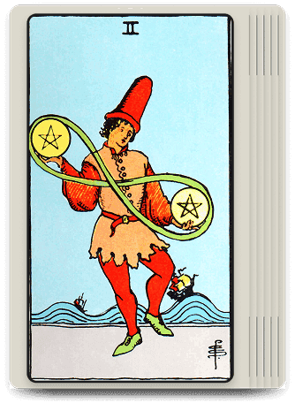 2 of Pentacles Card of the Day for Your Zodiac Sign