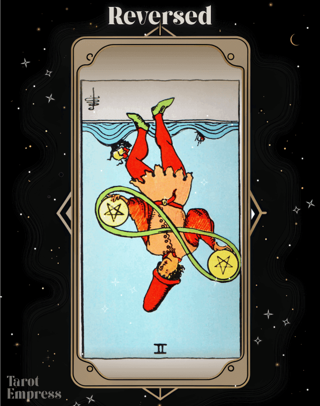 2 of Pentacles Reversed
