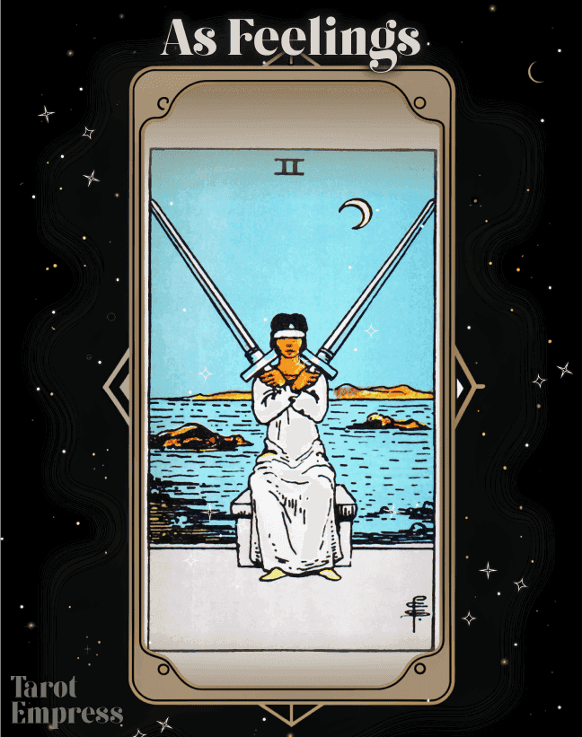 2 of Swords as Feelings