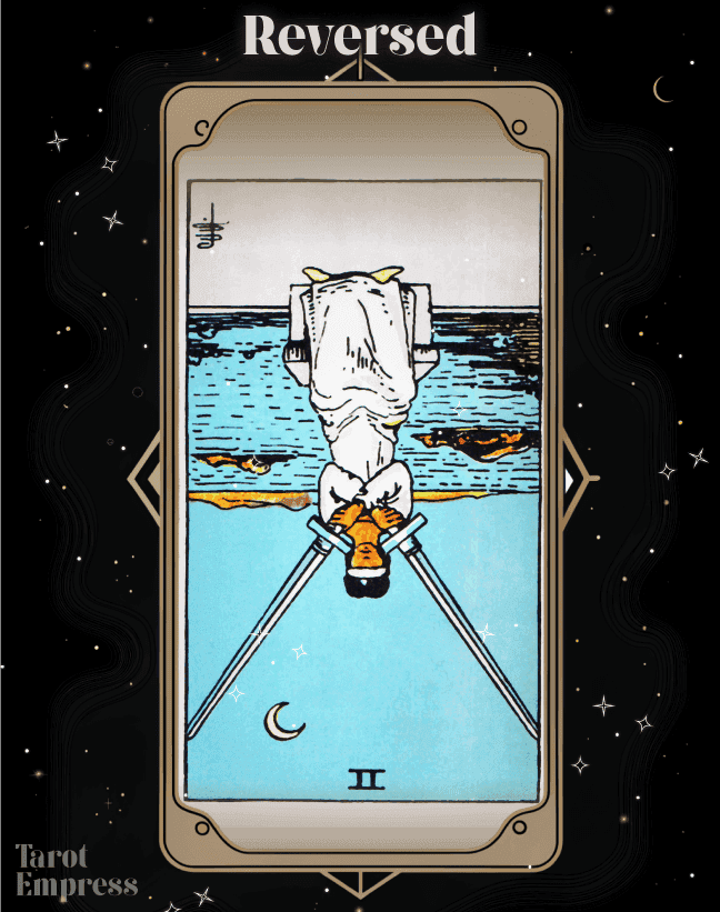 2 of Swords Reversed