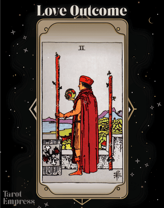 2 of Wands Love Outcome